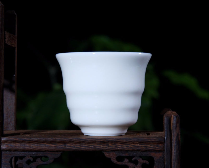 Jingdezhen Porcelain "Ribbed" Cup in Gift Box * 60ml