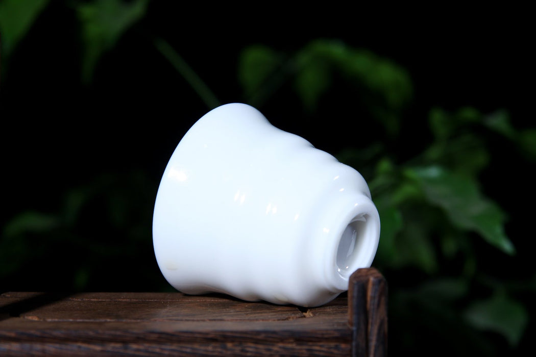 Jingdezhen Porcelain "Ribbed" Cup in Gift Box * 60ml