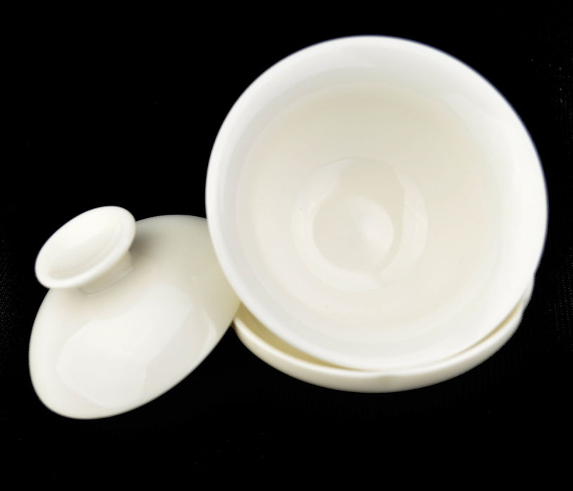 Classic White Porcelain Small Gaiwan 60ml