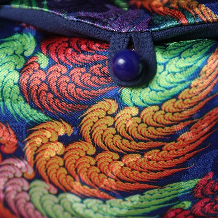 "Peacock Parade" Cloth Carrying Case for Teapot & Cups